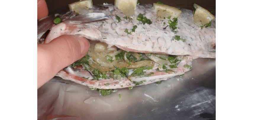 Карась в духовке