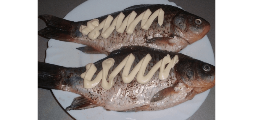 Карась в духовке